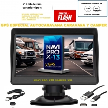 NAVI PRO X-13 CAMPER XXL SIN BLUETOOTH TAMAO 9 PULGADAS 512 MB DE RAM